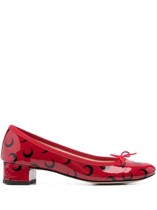 Moon printed leather Repetto Camille MARINE SERRE | WFW052ARLEA0031RD60